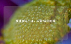 快速拿電工證，只需7天的時間