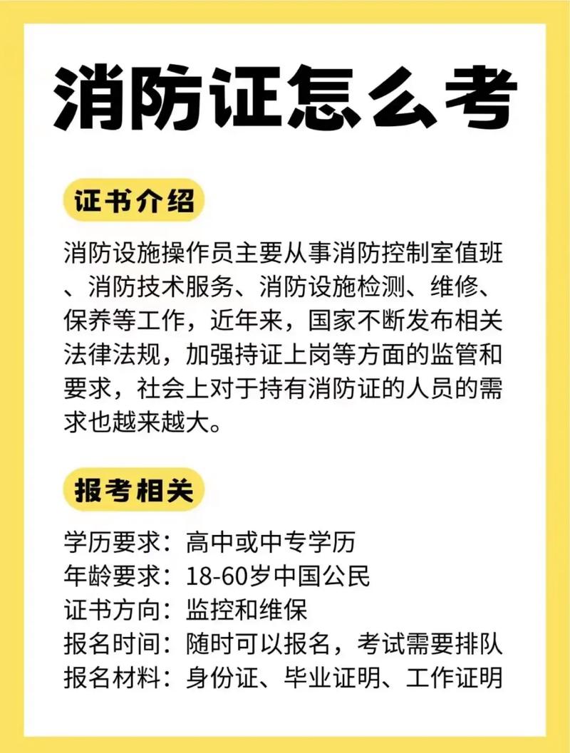 考消防證需要什么條件年齡(報考條件)-圖1